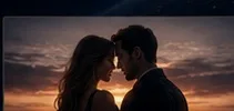 A couple at sunset as anniversary gift inspiration