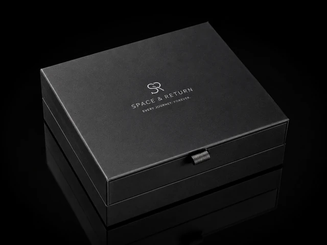 Closed premium Space and Return presentation box