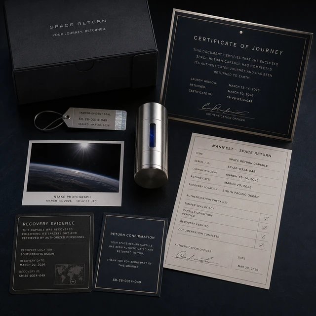 Complete 2026 Proof Vault evidence spread with capsule, certificate and digital verification