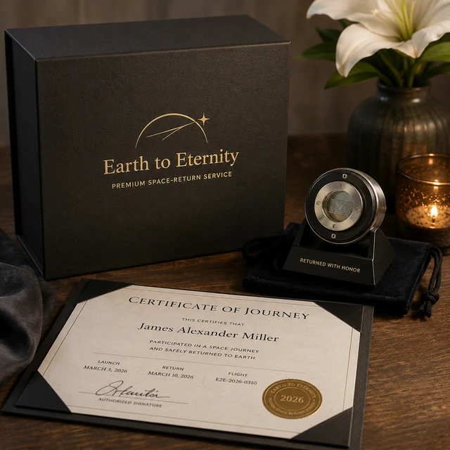 Family remembrance with returned keepsake